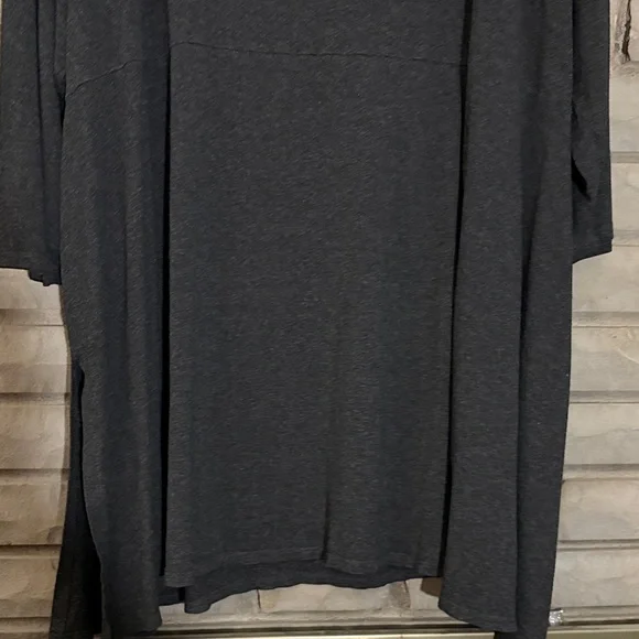 Dark Gray 3/4 Sleeve Tunic Top - Picture 9 of 10